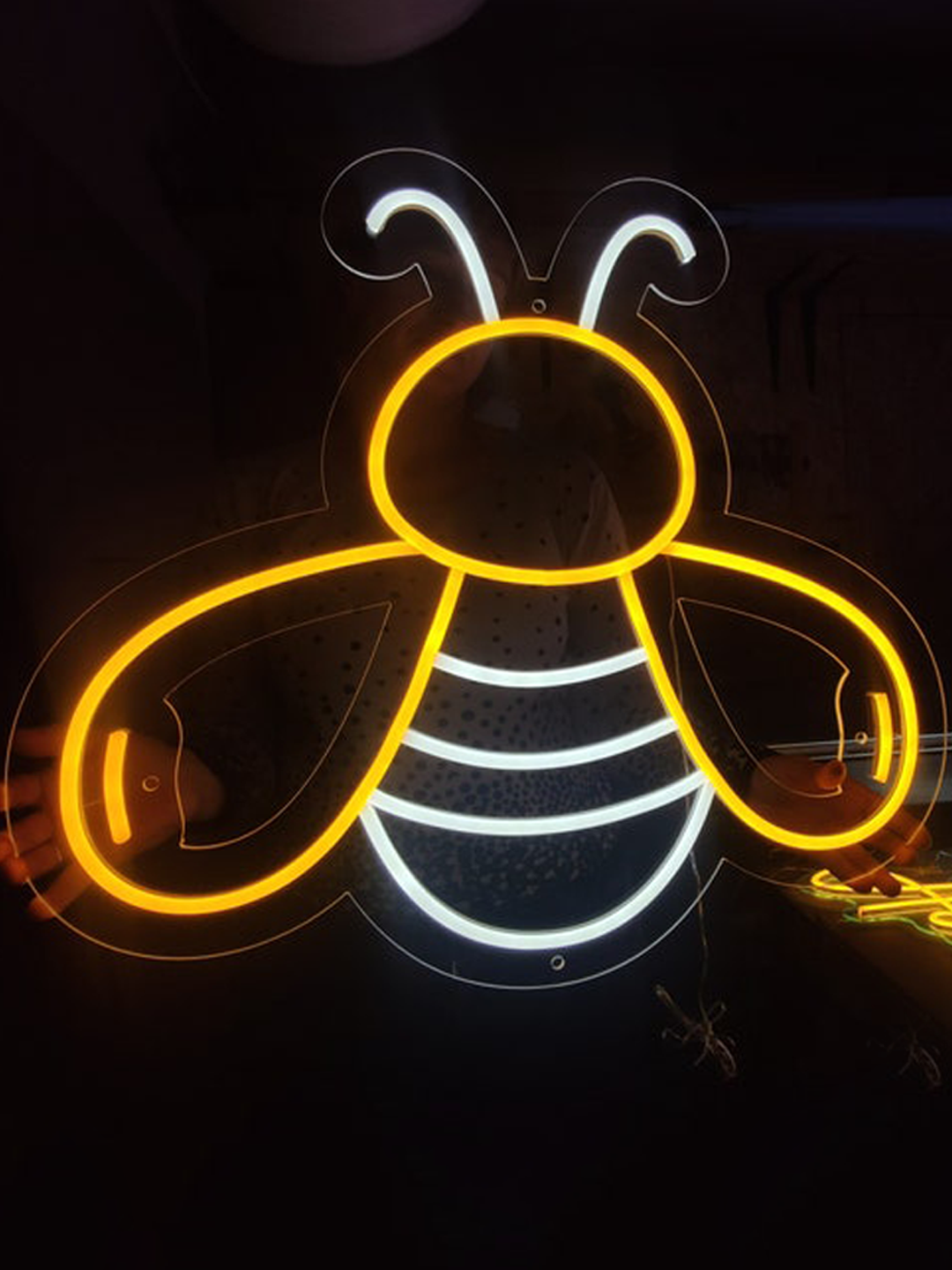 LED看板 動物 ネオン【７】ミツバチ