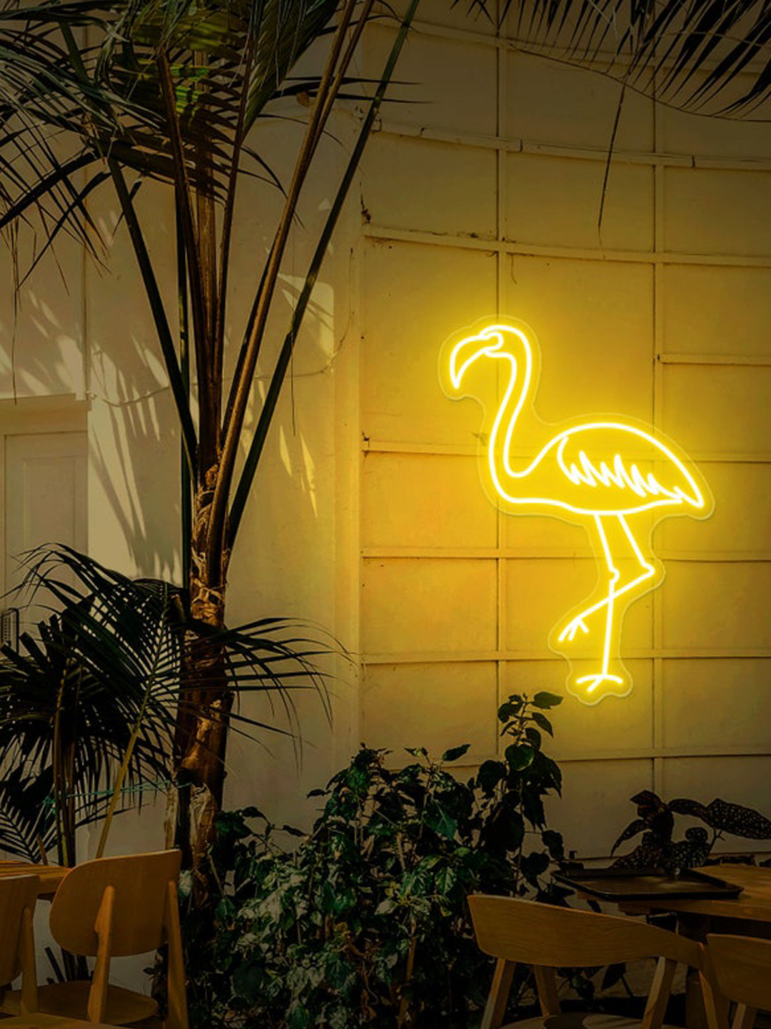 LED看板 動物 ネオン【２】フラミンゴ