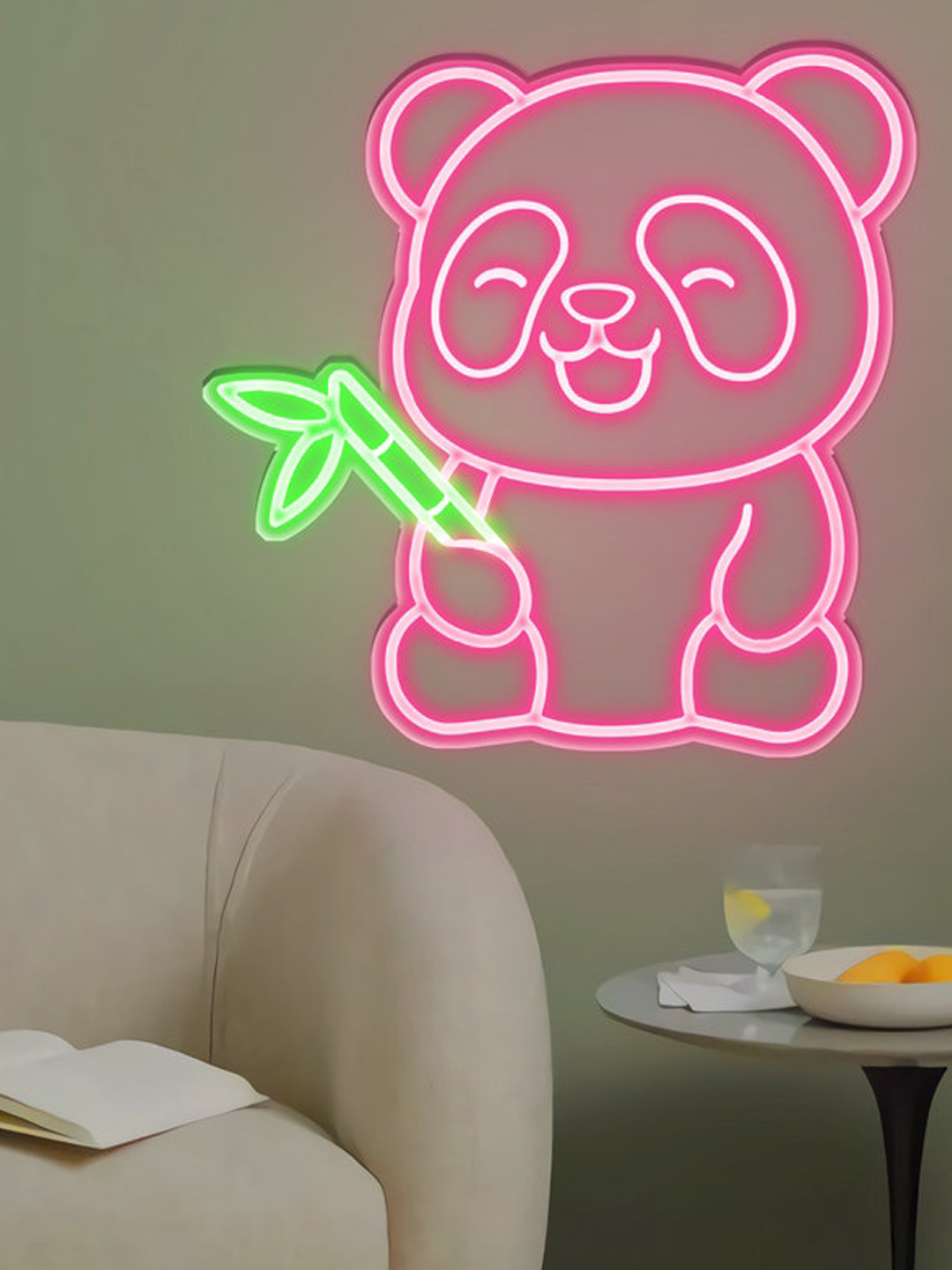 LED看板 動物 ネオン【８】パンダ