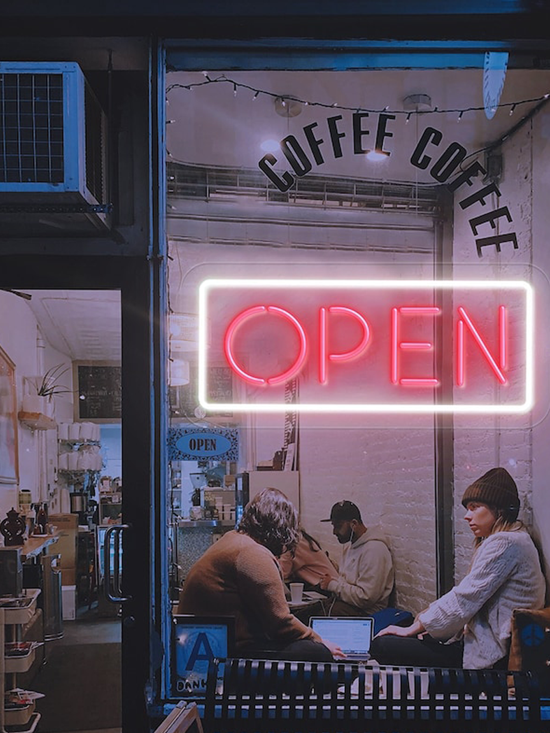 LED看板 open ネオン【７】