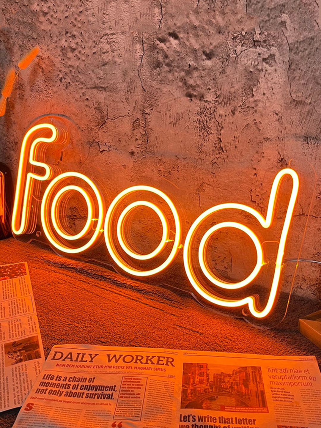 LED看板 FOOD ネオン【２】